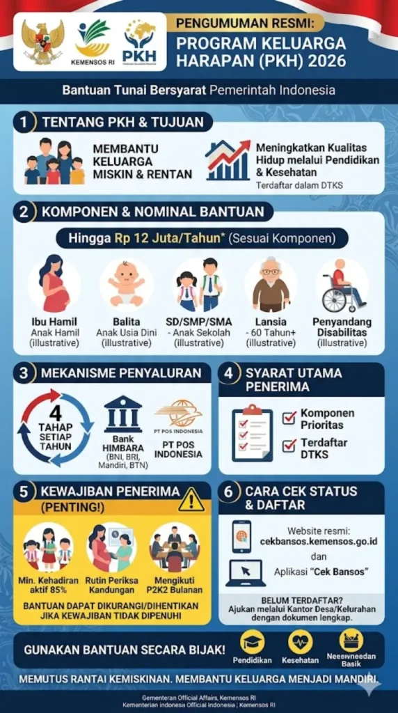 PKH 2026 Resmi: Cara Cek Bantuan, Syarat Penerima, dan Besaran Dana
