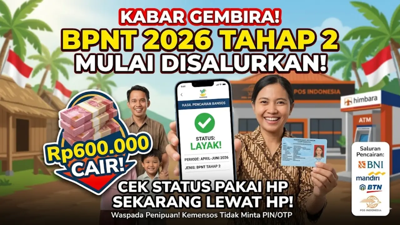 BPNT 2026 Tahap 2 Sudah Disalurkan