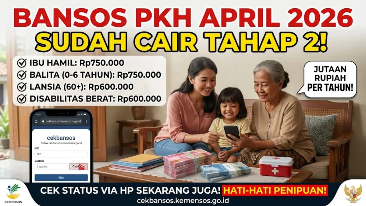 Bansos PKH April 2026 Sudah