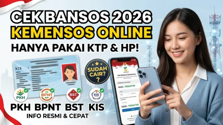 Cek Bansos 2026 Kemensos Online