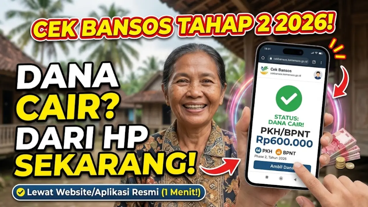 Cek Bansos Tahap Tahun 2 via HP