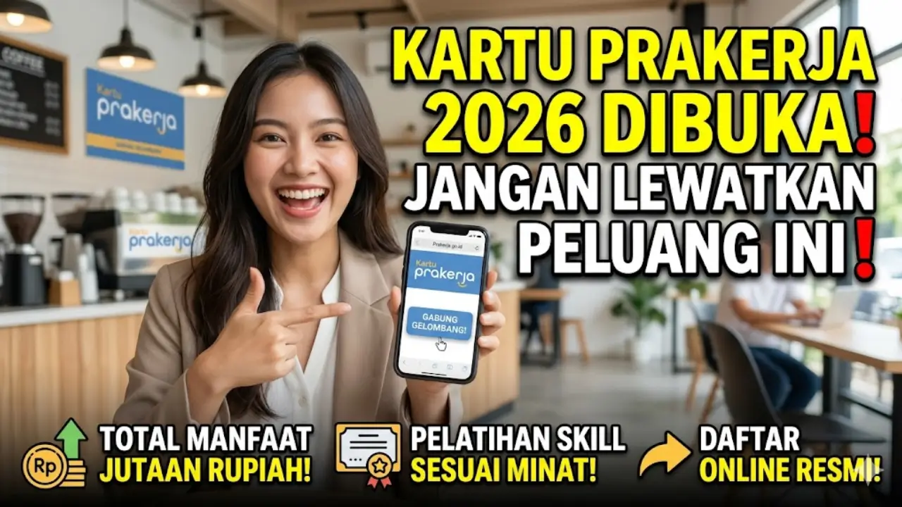 Kartu Prakerja 2026 Dibuka