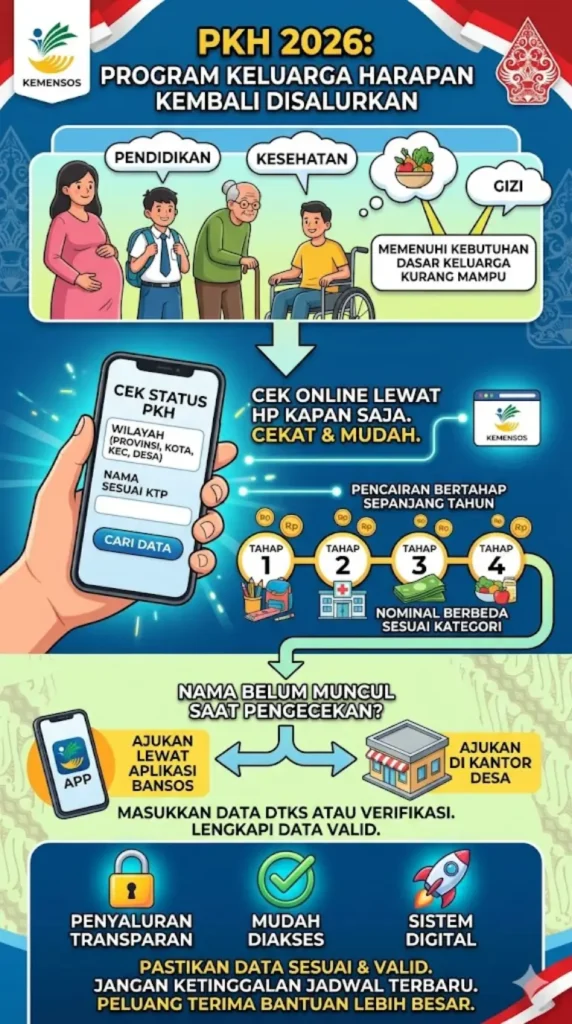 Program Keluarga Harapan 2026 Cara Cek Penerima dan Jadwal Pencairan Terbaru